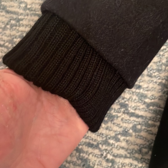 ZADIG & VOLTAIRE Size 6 Boys Wool Pea Coat. Double breasted with lapel pin. - Picture 5 of 8